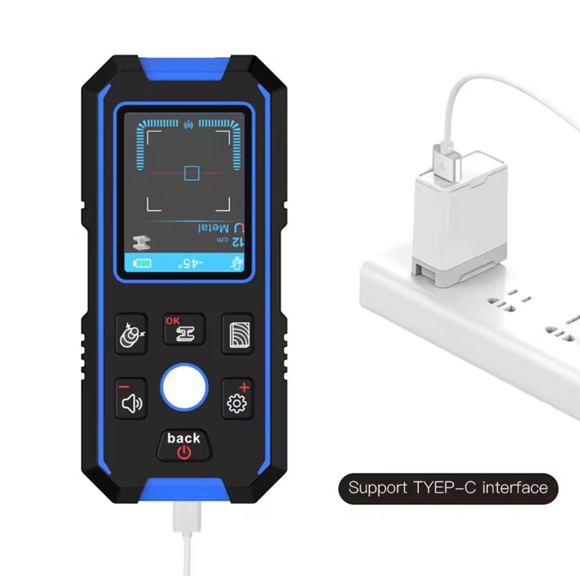 NOYAFA NF-518 — Detector de Metales y Escáner de Pared Profesional